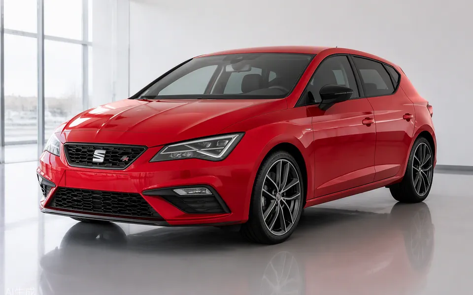 SEAT León 1.5 EcoTSI FR rojo de 2021